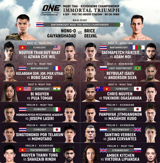 ONE CHAMPIONSHIP ON AIR! DA NON PERDERE