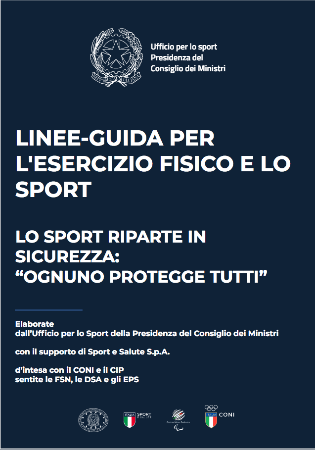 LINEE GUIDA PER L’ESERCIZIO FISICO E LO SPORT.