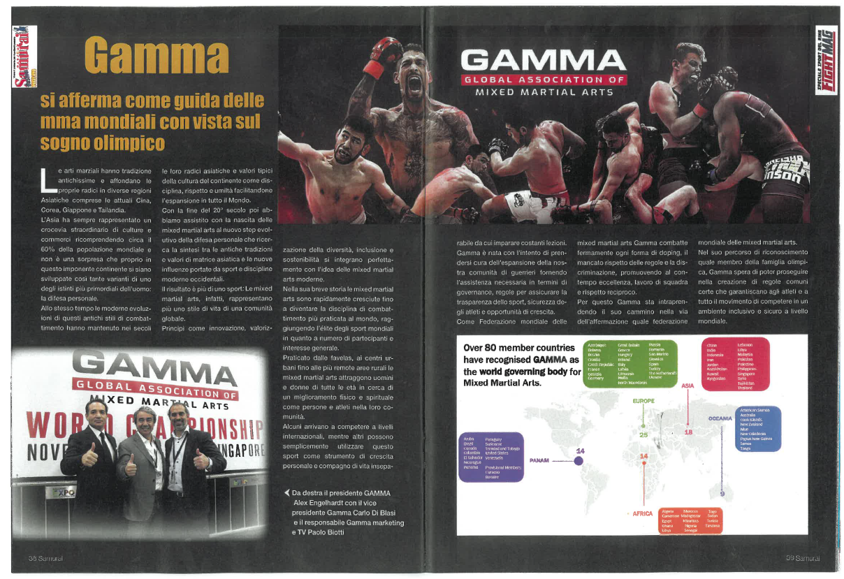 SPECIALE GAMMA SU SAMURAI.