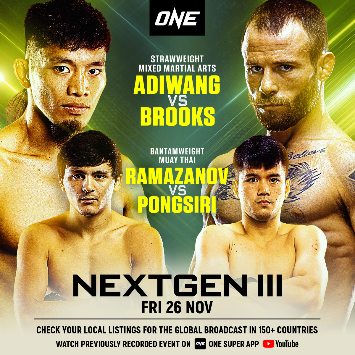 ONE: NEXTGEN III ON AIR!