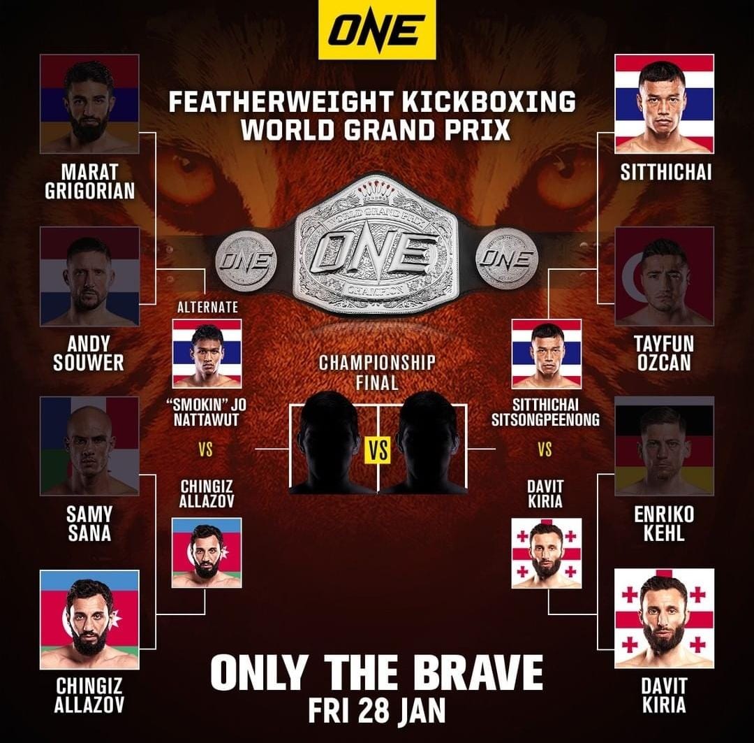 ONE CHAMPIONSHIP: ONLY THE BRAVE LIVE OGGI!
