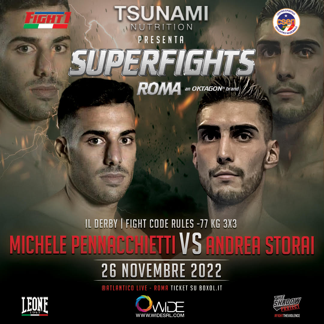 SUPERFIGHTS ROMA: IL DERBY DELLA CAPITALE.