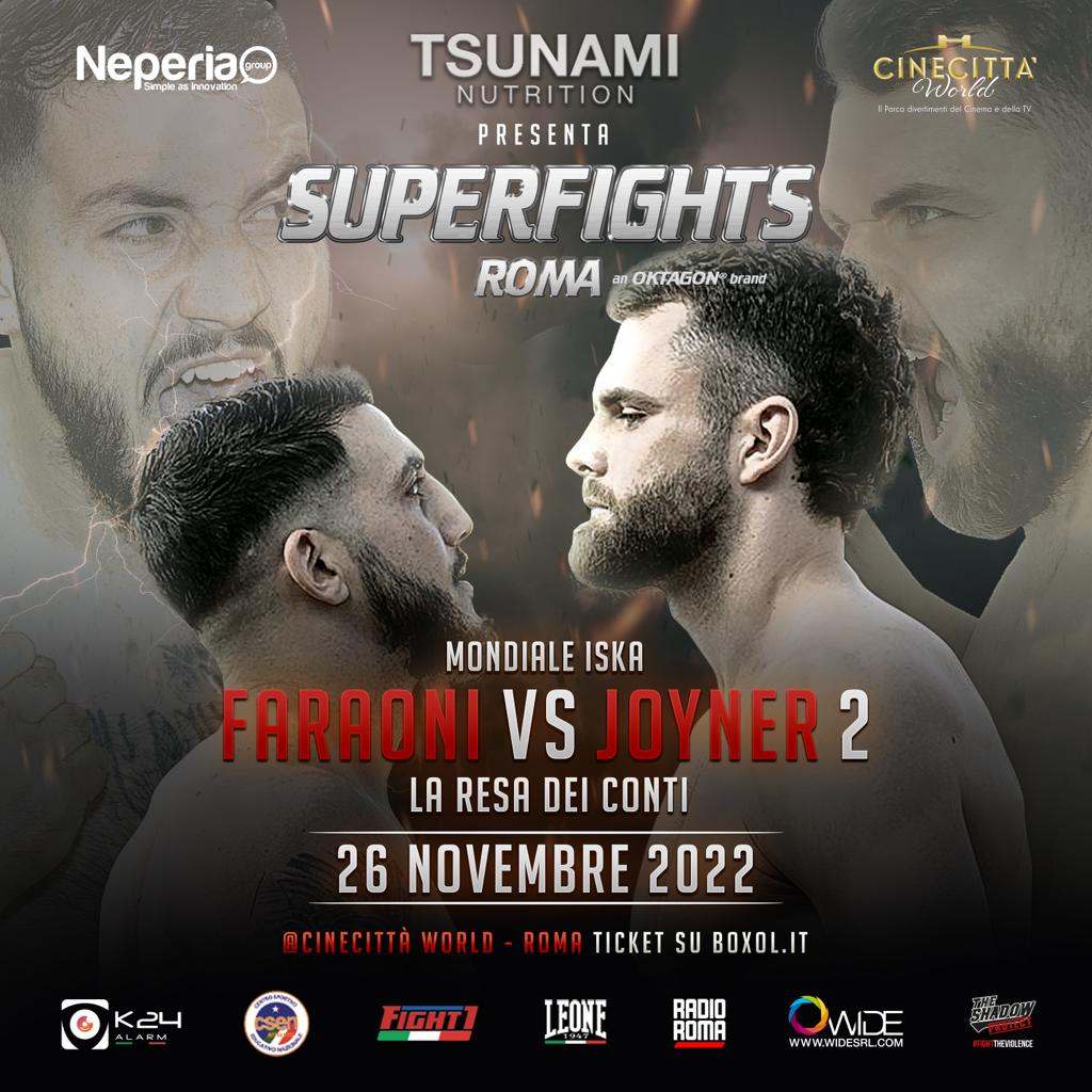DAZN BROADCASTER DELLA SUPERFIGHTS ROMA PER IL MONDIALE ISKA.