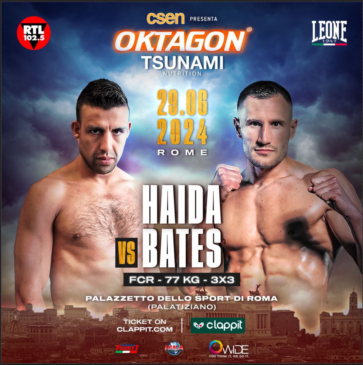 HAIDA VS BATES : DA GLORY A OKTAGON TSUNAMI.