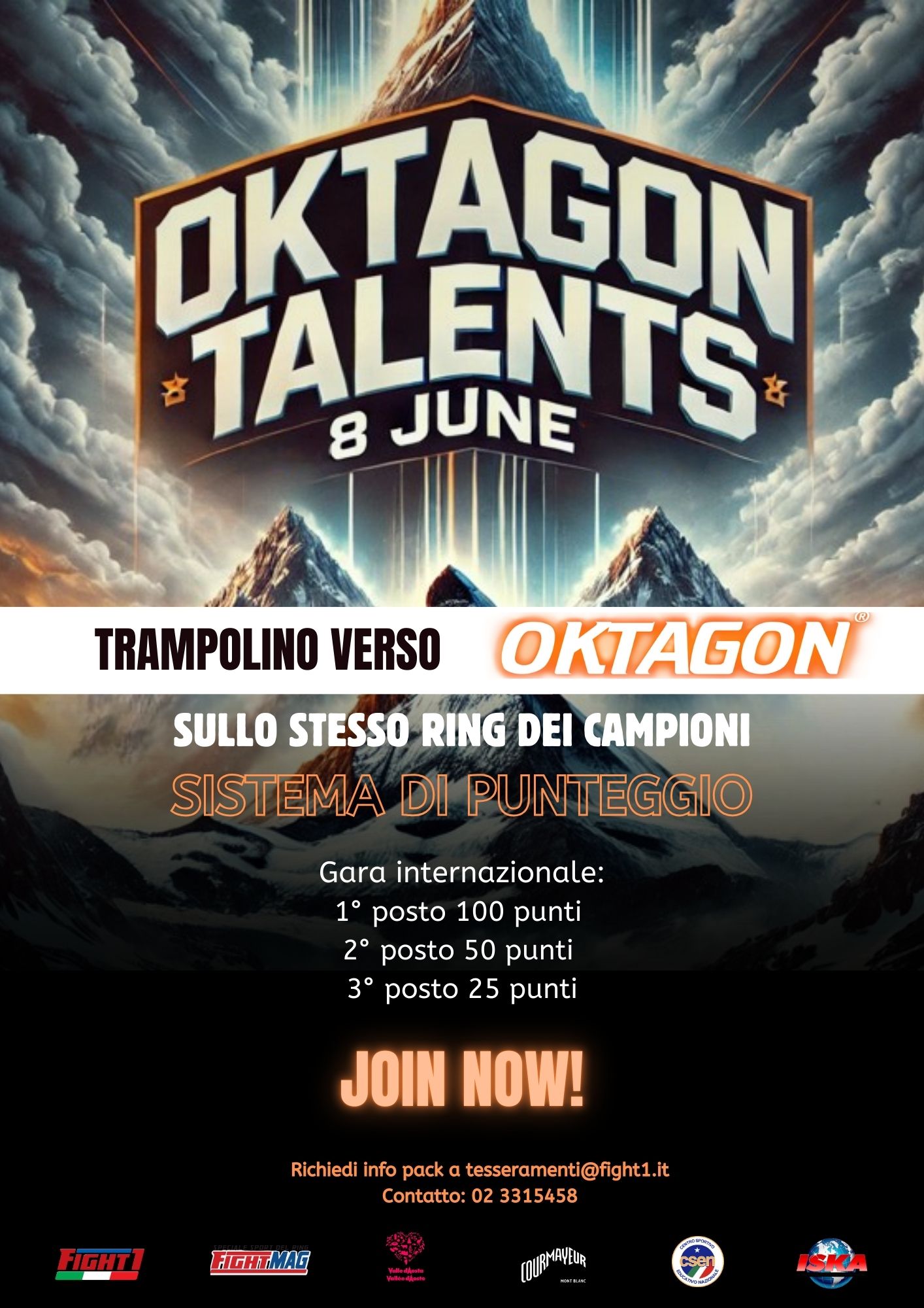 OKTAGON TALENTS: quote ridotte fino a mercoledì 14 Maggio, chiusura a mezzanotte