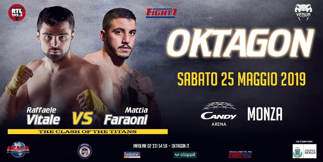KIKCBOXING: LO SCONTRO DEI TITANIMattia Faraoni (ITA) vs Raffaele Vitale (ITA)     - 91 Kg