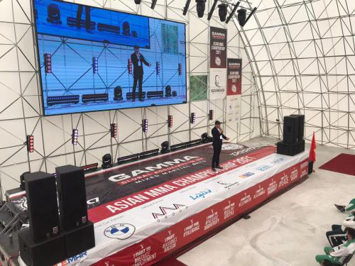 La cerimonia di apertura degli Asian Championship